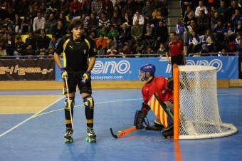 Jordi Bargalló, en un moment del partit (Foto: Auri Garcia)