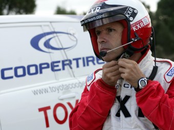 Xavi Foj durant les proves realitzades abans del Dakar a Masia Pelarda (Teruel) (http://www.toyotacoopertires.com)